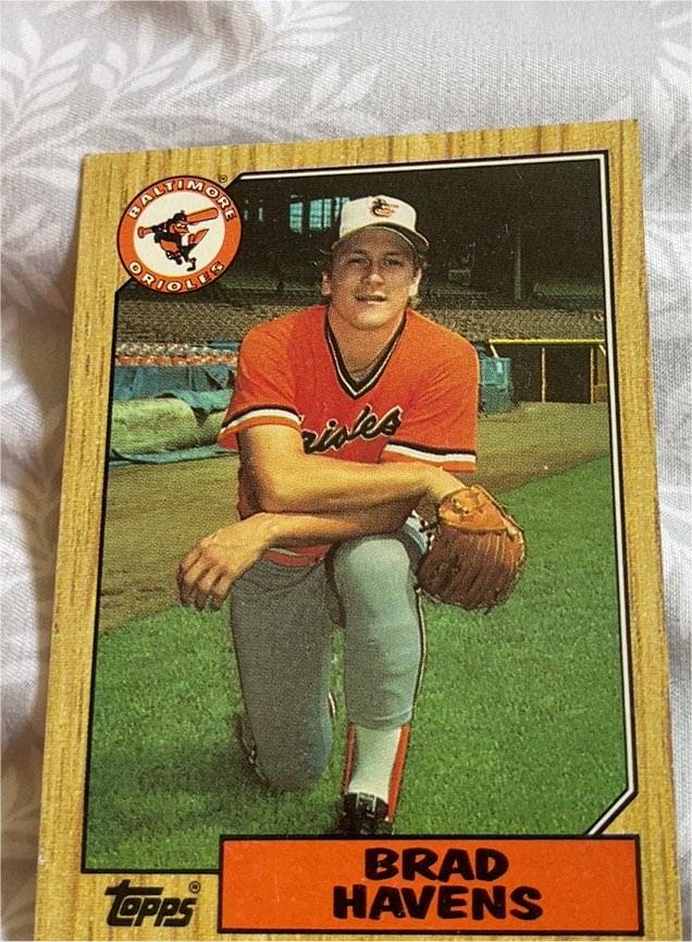1987 Topps #398 Brad Havens — front