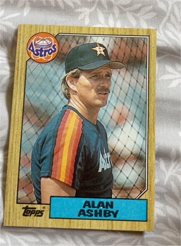 1987 Topps #112 Alan Ashby Houston Astros — front