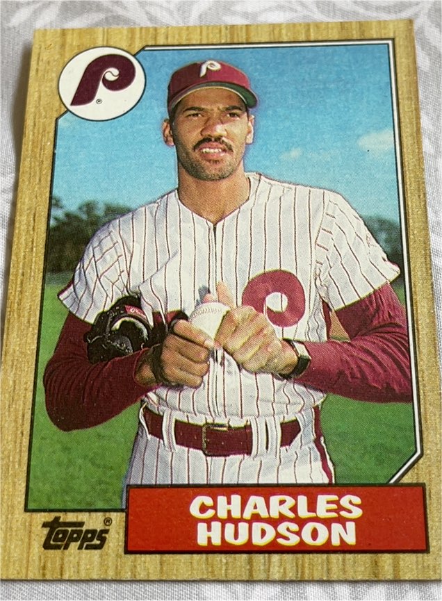 1987 Topps #191 Charles Hudson — front