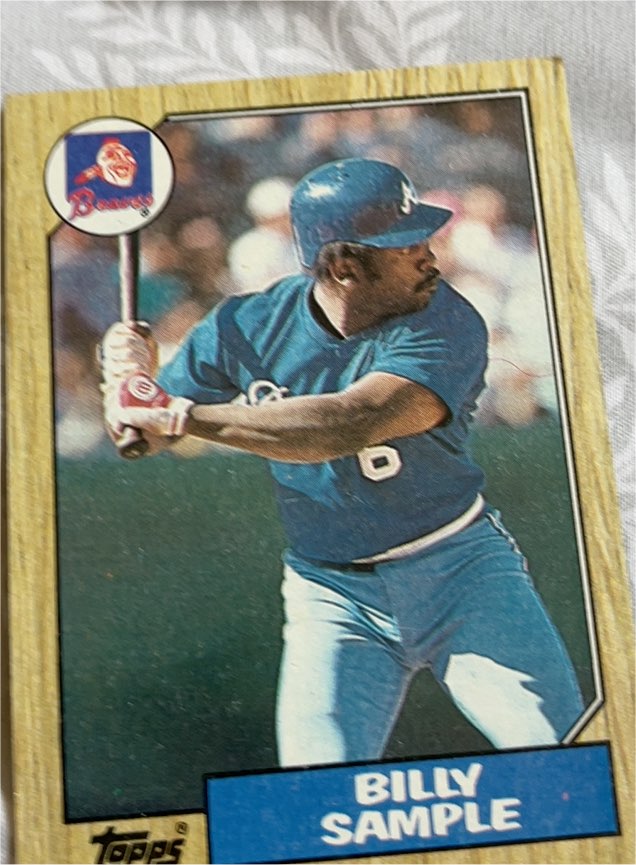 1987 Topps #104 Billy Sample — front