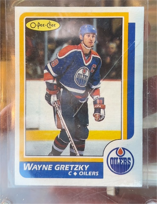 1986-87 O-Pee-Chee #3 Wayne Gretzky — front
