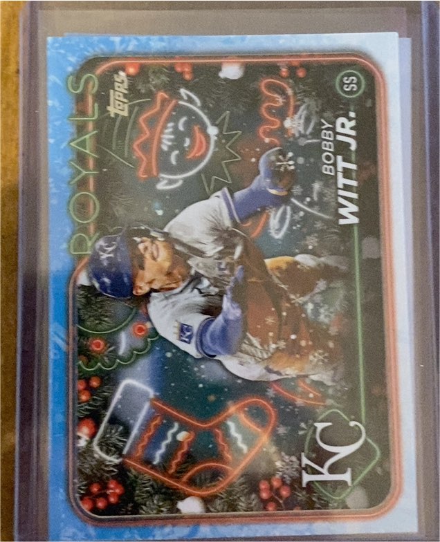 2024 Topps Holiday #H111 Bobby Witt Jr. — front