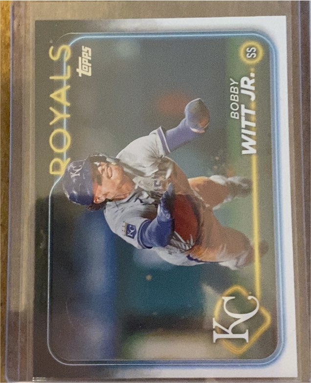 2024 Topps Series 1 #254 Bobby Witt Jr. — front