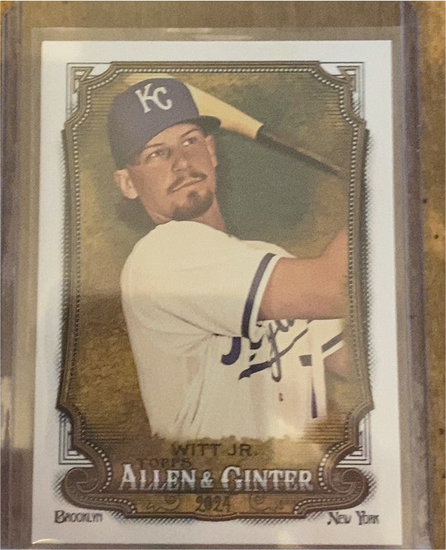 2024 Topps Allen & Ginter #100 Bobby Witt Jr. — front