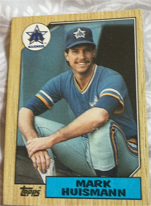 1987 Topps #187 Mark Huismann — front