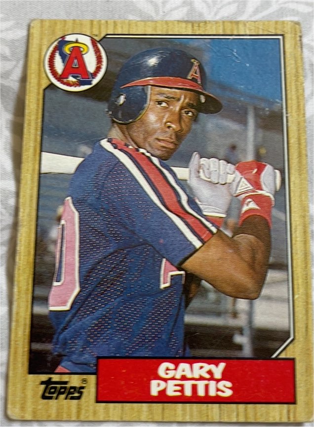 1987 Topps #278 Gary Pettis — front