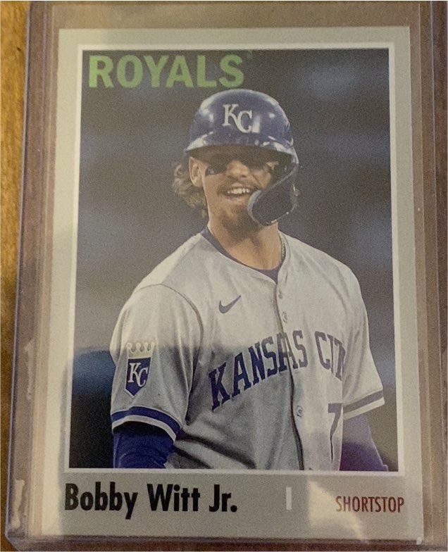 2024 Topps Archives #150 Bobby Witt Jr. Kansas City Royals — front