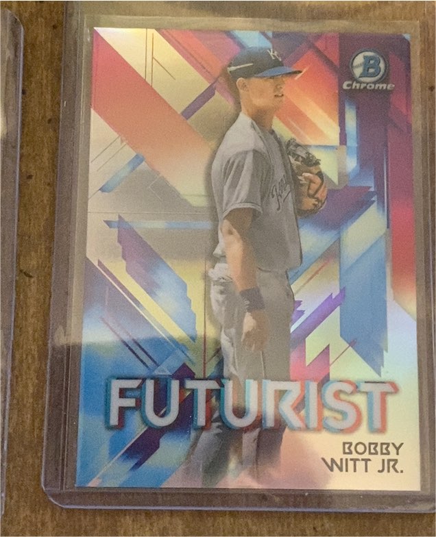 2021 Bowman Chrome #FUT-BW Bobby Witt Jr. Futurist — front