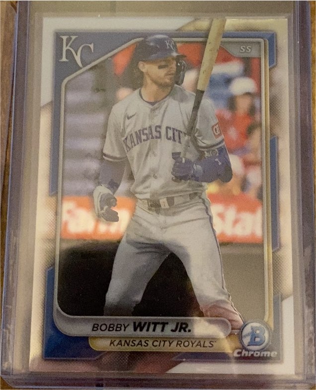 2024 Bowman Chrome #1 Bobby Witt Jr. — front