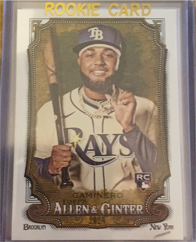 2024 Topps Allen & Ginter #92 Junior Caminero — front