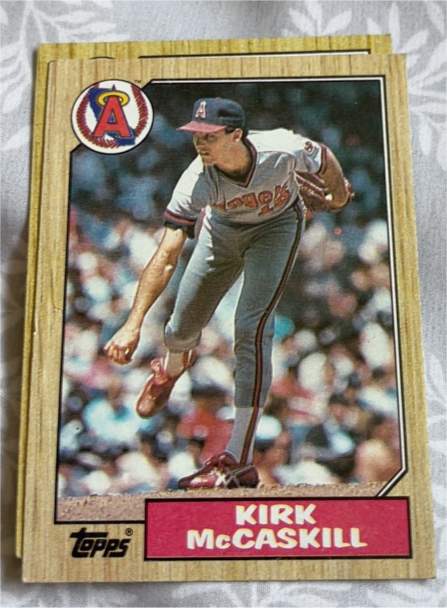 1987 Topps #194 Kirk McCaskill — front