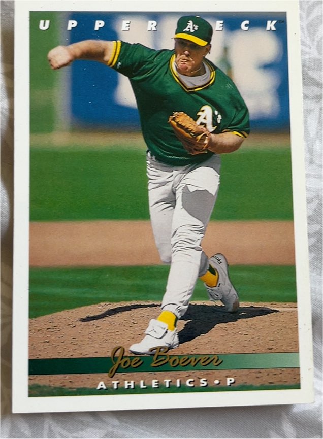1993 Upper Deck #810 Joe Boever — front