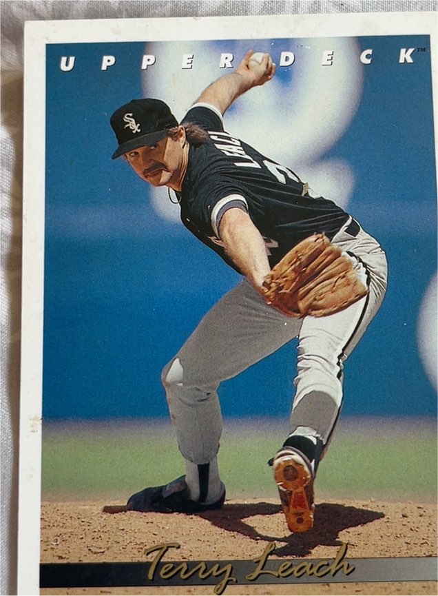 1993 Upper Deck #418 Terry Leach Chicago White Sox — front
