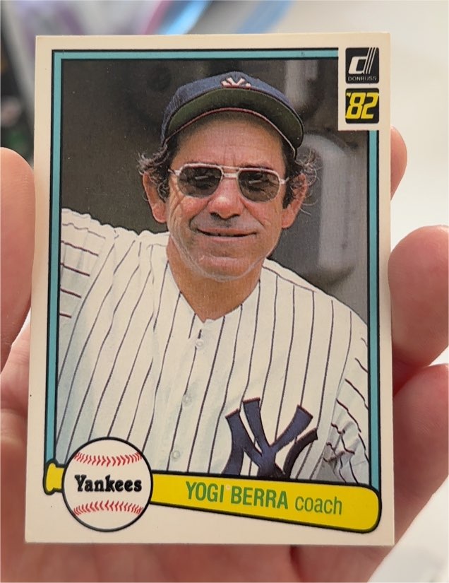 1982 Donruss #387 Yogi Berra — front