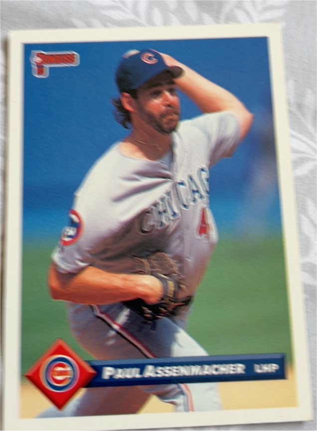 1993 Donruss #54 Paul Assenmacher — front