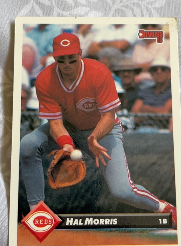 1993 Donruss #294 Hal Morris — front