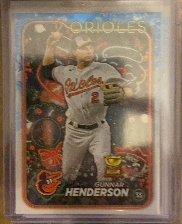 2024 Topps Holiday #H150 Gunnar Henderson — front