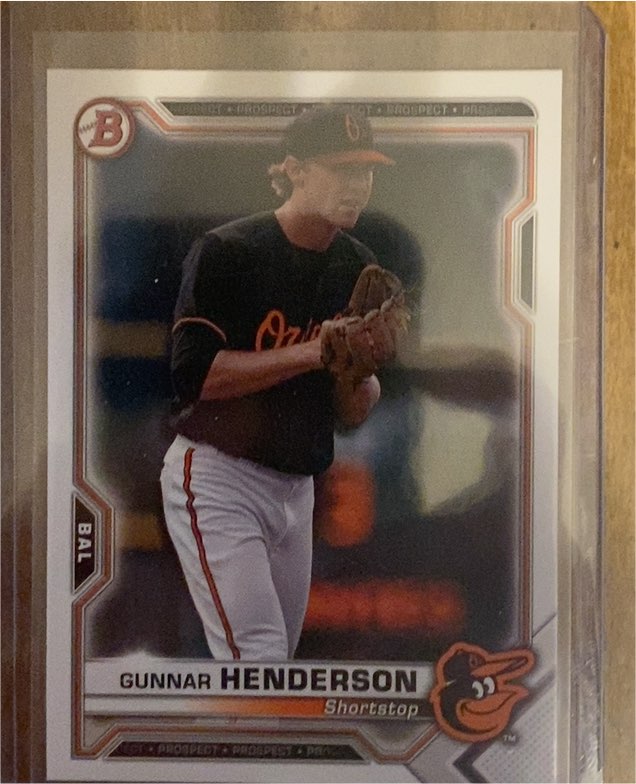 2021 Bowman Prospects #BP-49 Gunnar Henderson — front
