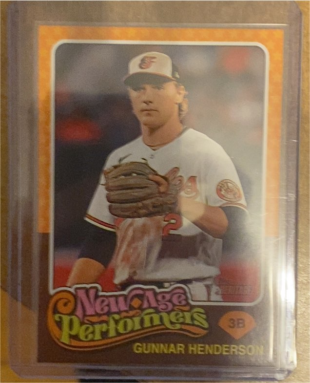 2024 Topps Heritage #NAP-24 Gunnar Henderson New Age Performers — front