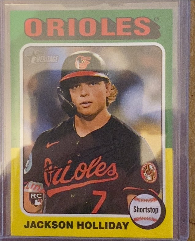 2024 Topps Heritage High Number #692 Jackson Holliday — front
