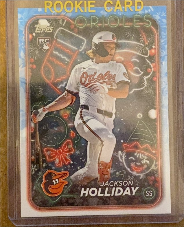 2024 Topps Holiday #H50 Jackson Holliday — front