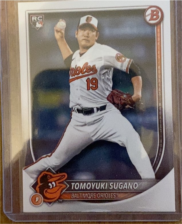 2025 Bowman #41 Tomoyuki Sugano — front