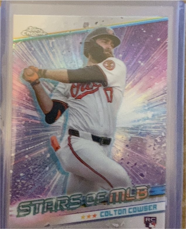2024 Topps Update Stars of MLB Chrome #CSMLB-67 Colton Cowser — front