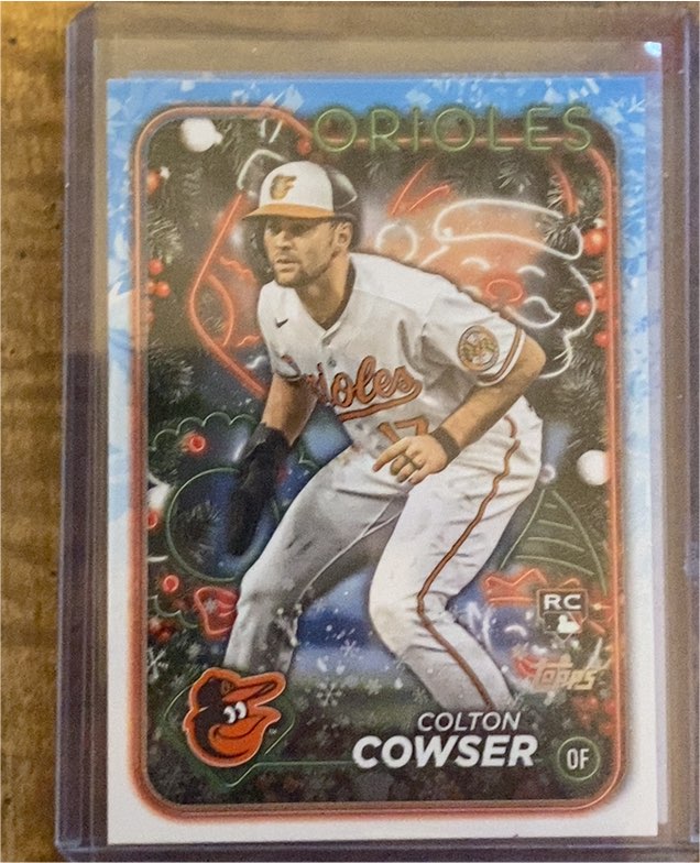 2024 Topps Holiday #H170 Colton Cowser — front
