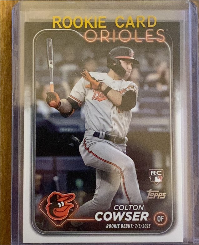 2024 Topps Update #US72 Colton Cowser Rookie Debut — front