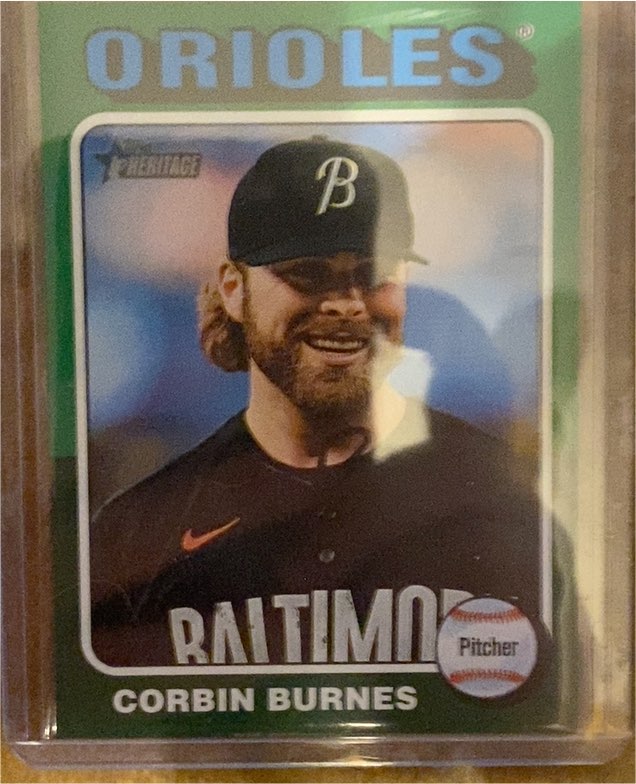2024 Topps Heritage High Number #504 Corbin Burnes — front