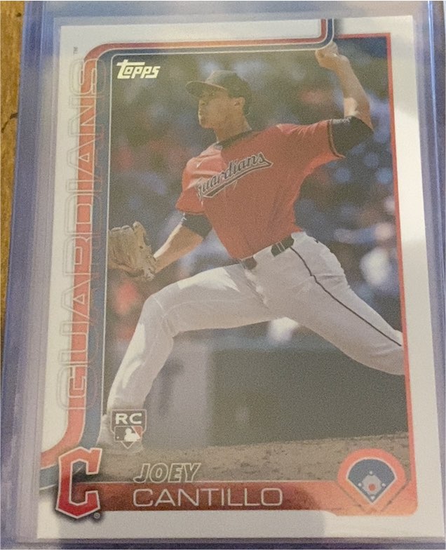 2025 Topps Series 1 #318 Joey Cantillo — front