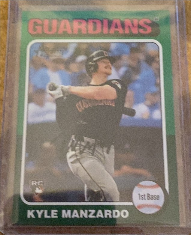 2024 Topps Heritage High Number #673 Kyle Manzardo — front