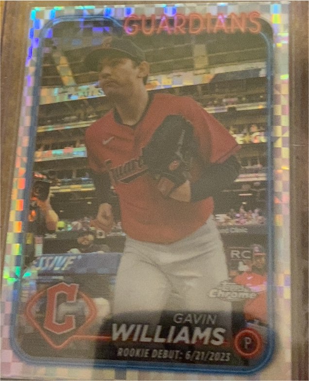 2024 Topps Update #US294 Gavin Williams — front