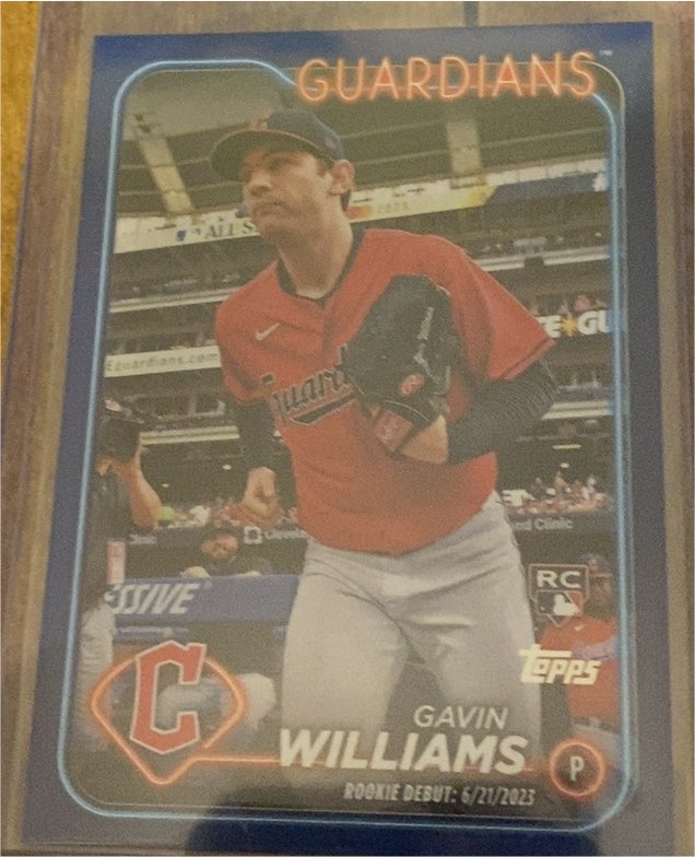 2024 Topps Update #US294 Gavin Williams — front