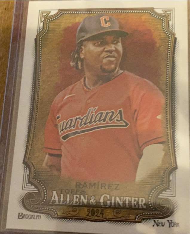 2024 Topps Allen & Ginter #123 José Ramírez — front