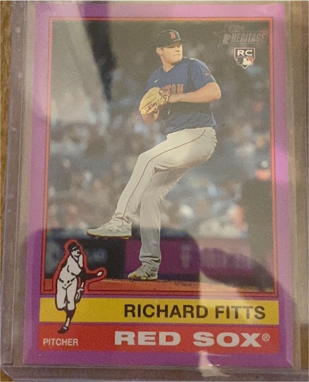2025 Topps Heritage #471 Richard Fitts — front