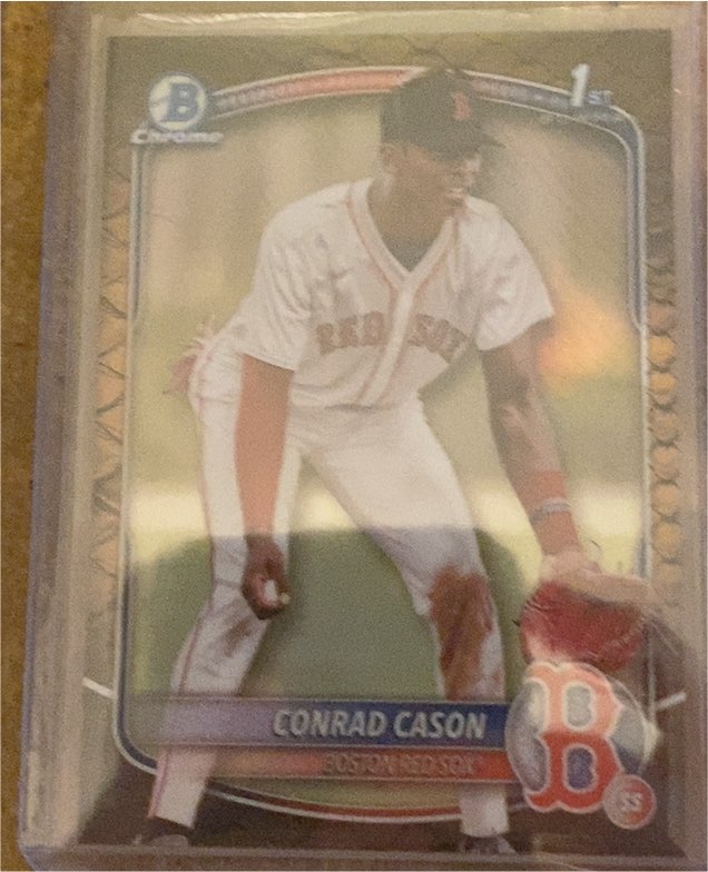 2025 Bowman Chrome #BCP-130 Conrad Cason — front