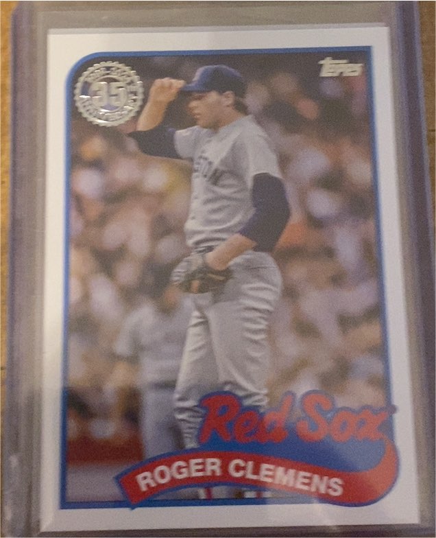 2024 Topps Update #89US-19 Roger Clemens 1989 Topps Baseball 35th Anniversary — front
