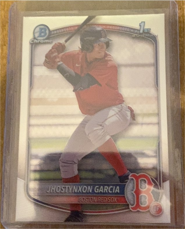 2025 Bowman Chrome #BCP-43 Jhostynxon Garcia — front