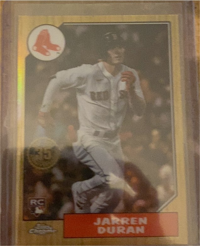 2022 Topps Chrome #87BC-19 Jarren Duran — front