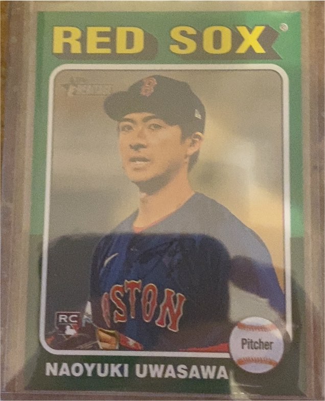 2024 Topps Heritage High Number #651 Naoyuki Uwasawa — front