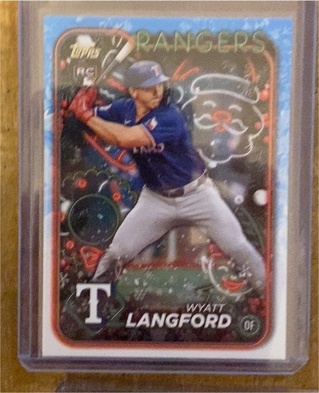 2024 Topps Holiday #H113 Wyatt Langford — front