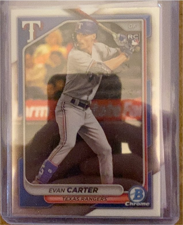 2024 Bowman Chrome #65 Evan Carter — front