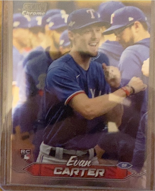 2024 Topps Stadium Club Chrome #208 Evan Carter — front