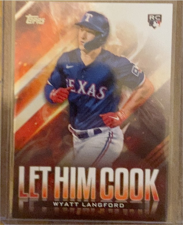 2024 Topps Update #LHC-23 Wyatt Langford Let Him Cook — front