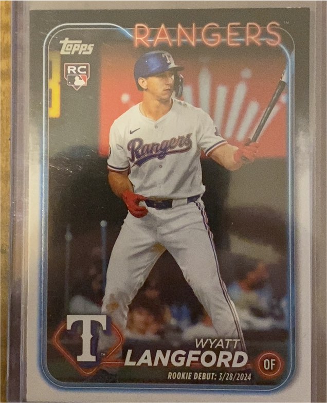 2024 Topps Update Series Rookie Debut #US341 Wyatt Langford — front