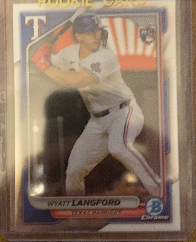 2024 Bowman Chrome #71 Wyatt Langford — front