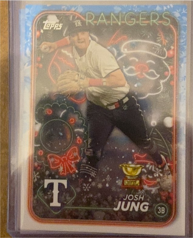 2024 Topps Holiday #H73 Josh Jung — front