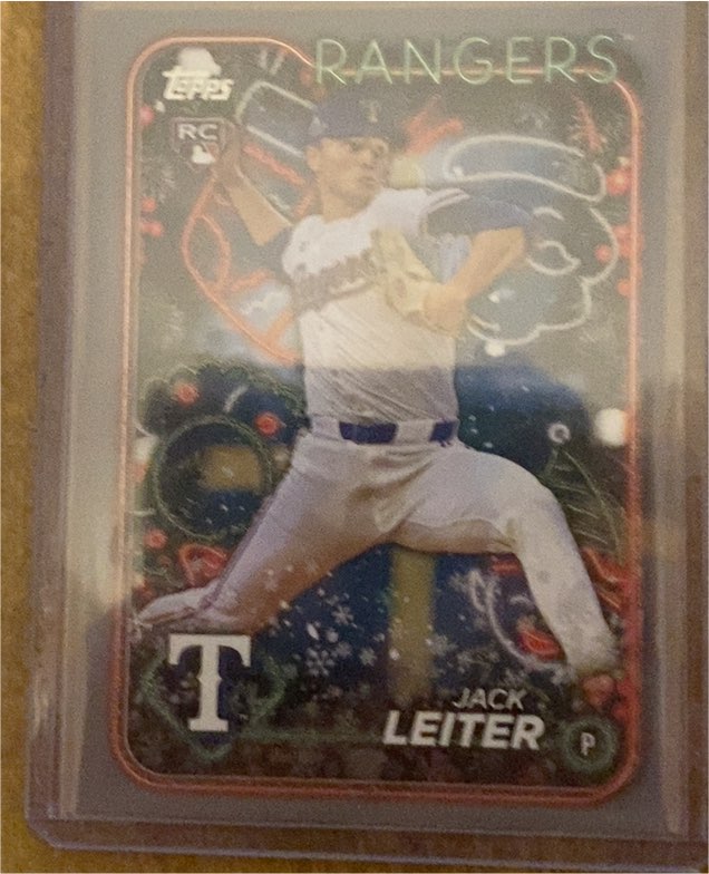 2024 Topps Holiday #H155 Jack Leiter — front