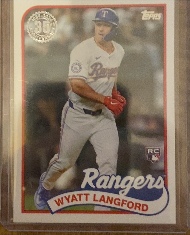 2024 Topps Update #89US-36 Wyatt Langford — front